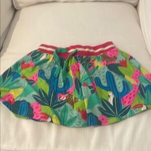 Mini Boden Colorful Cactus Print Skirt